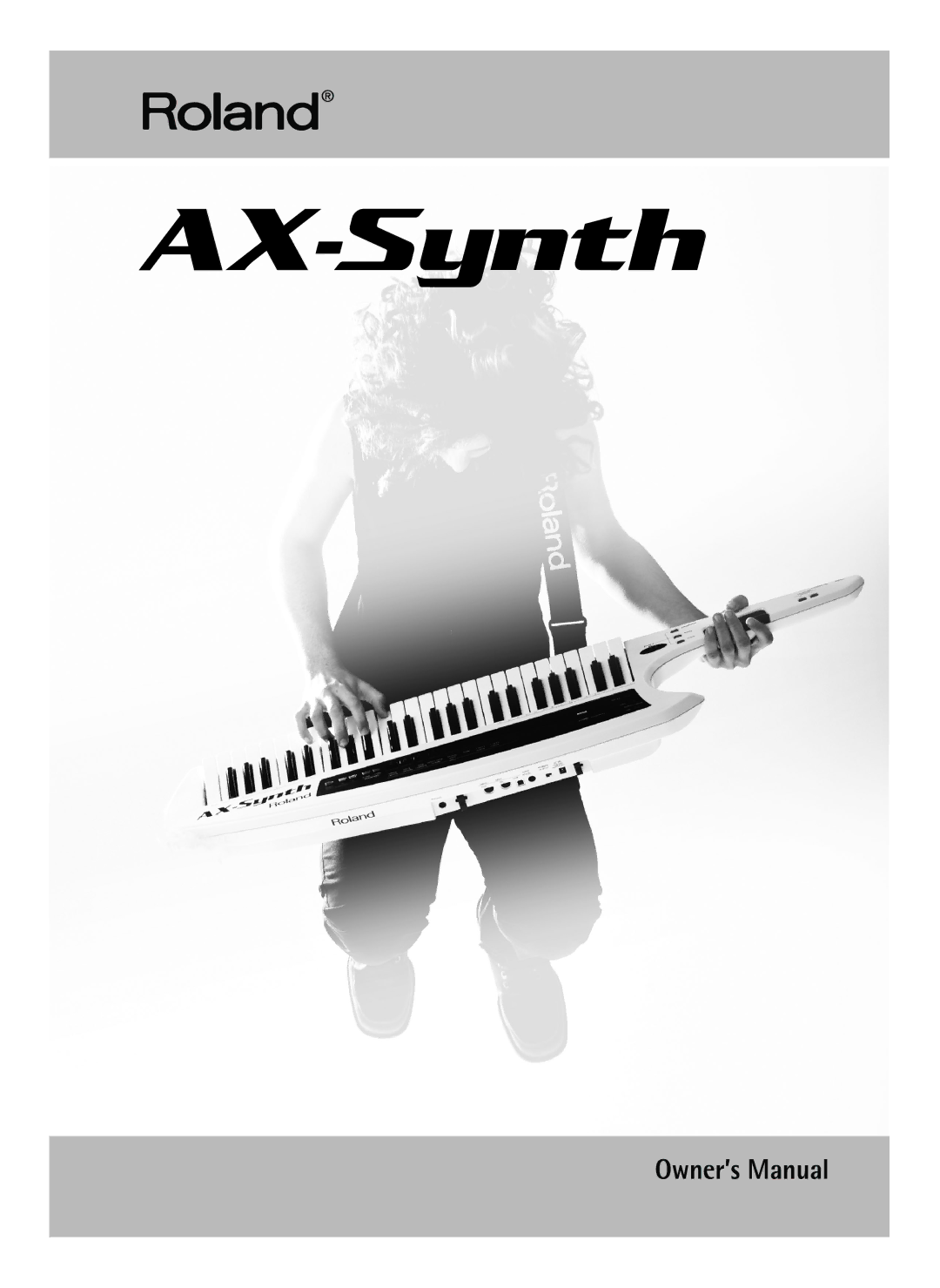 Roland AX-Synth owner manual 