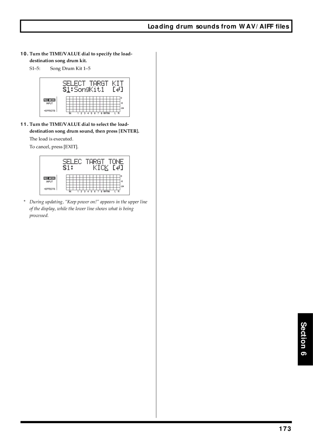 Roland BR-864 owner manual 173 