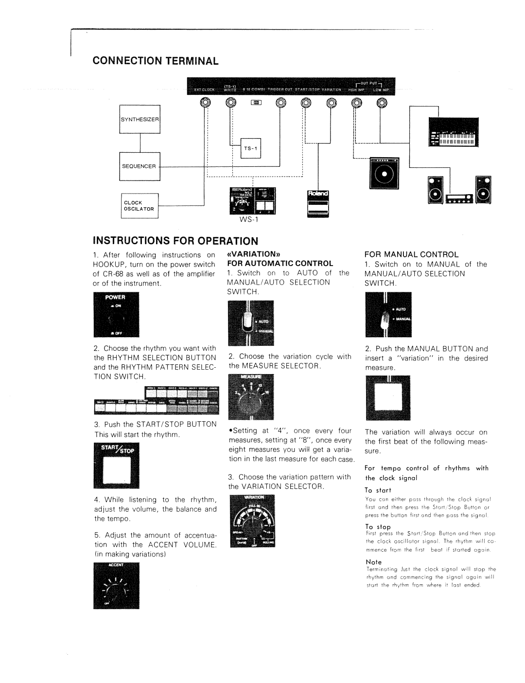 Roland CR-78 manual 