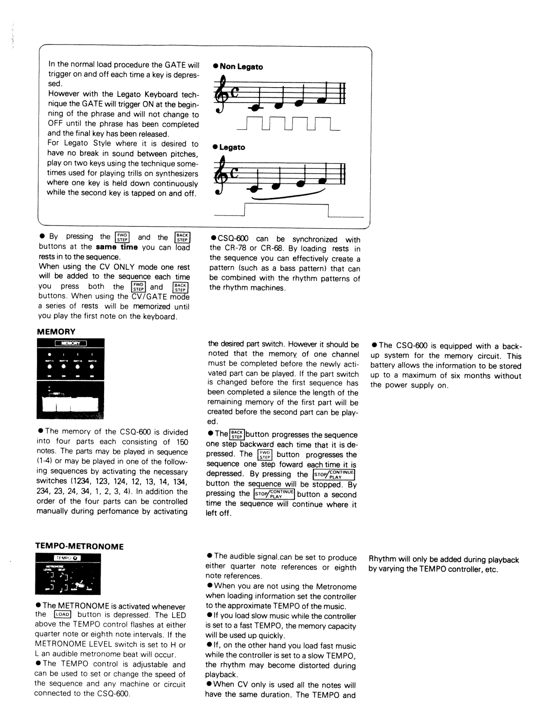 Roland CSQ-500 manual 