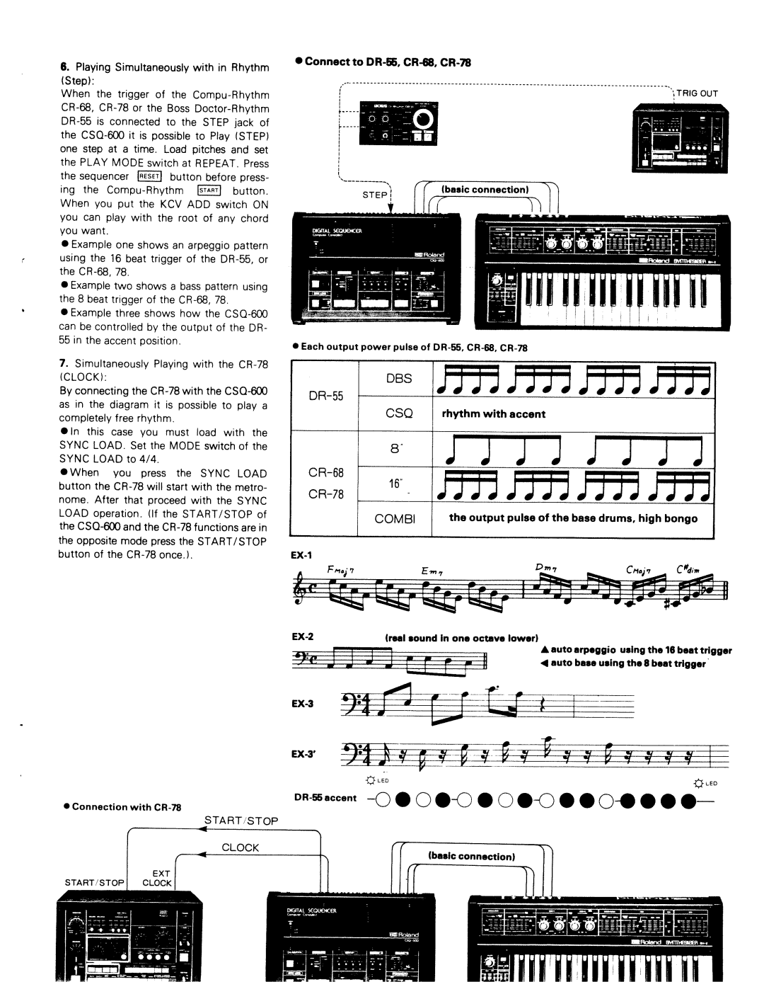 Roland CSQ-500 manual 