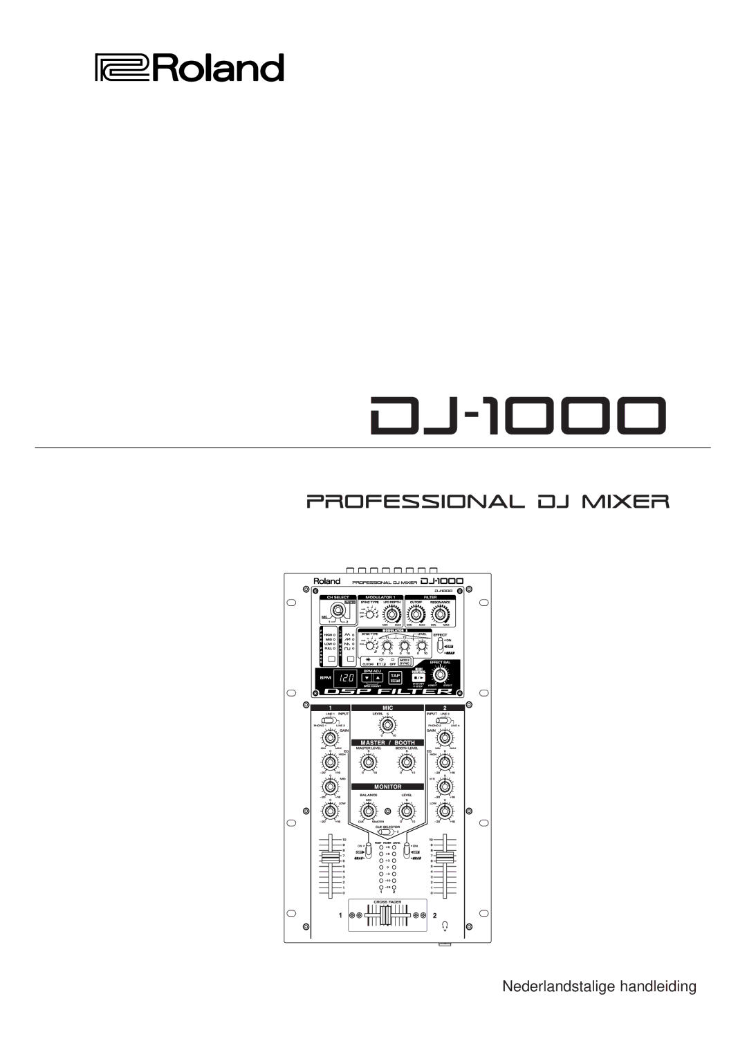 Roland DJ-1000 manual Dj-1000 