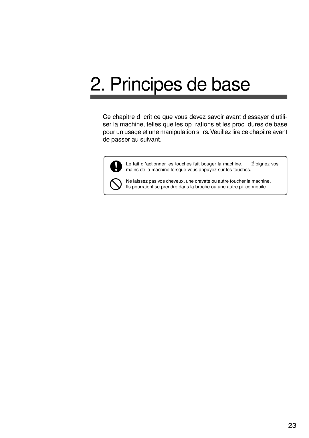 Roland EGX-400, EGX-600 manual Principes de base 