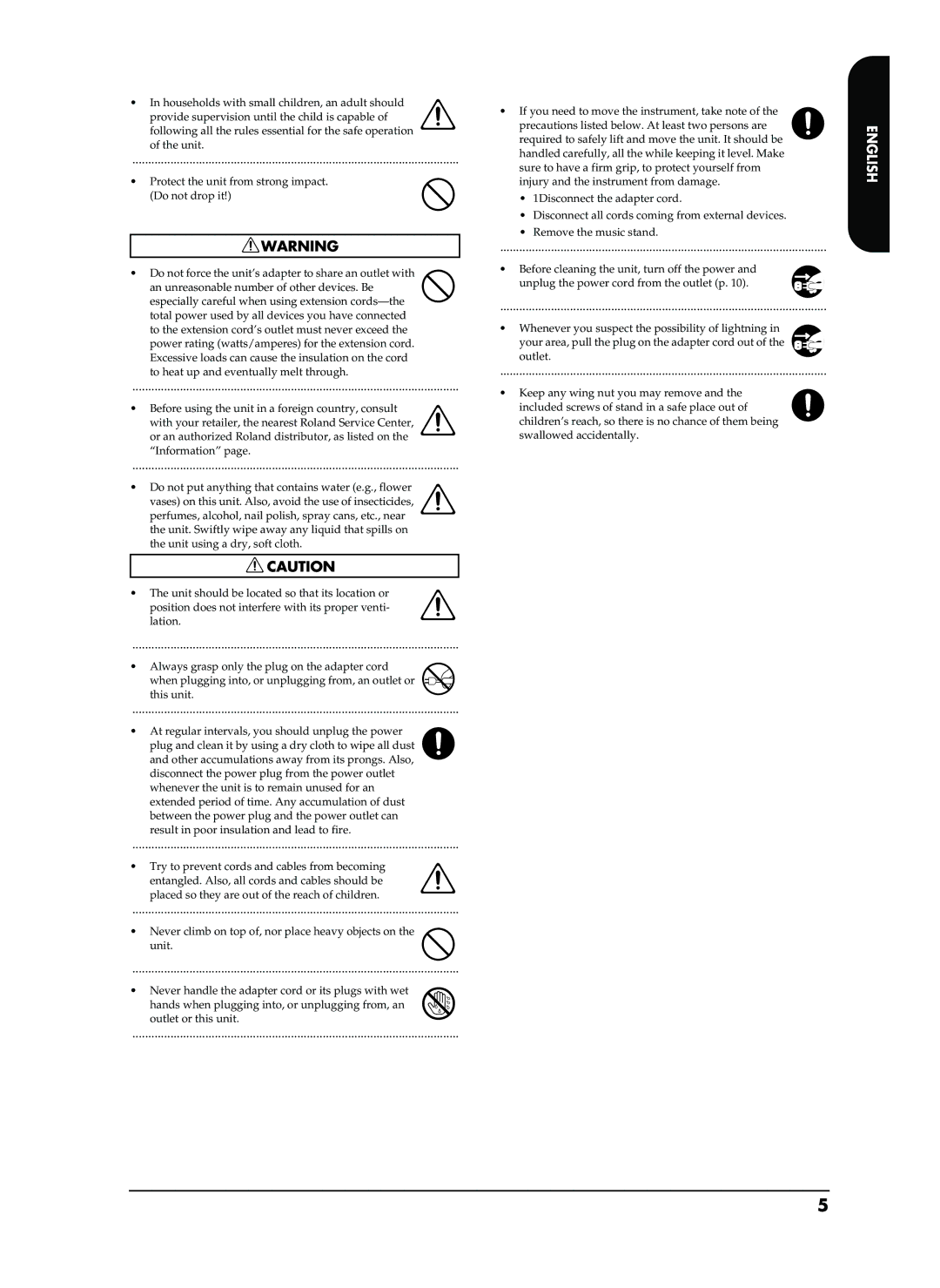 Roland EP-880 owner manual English 