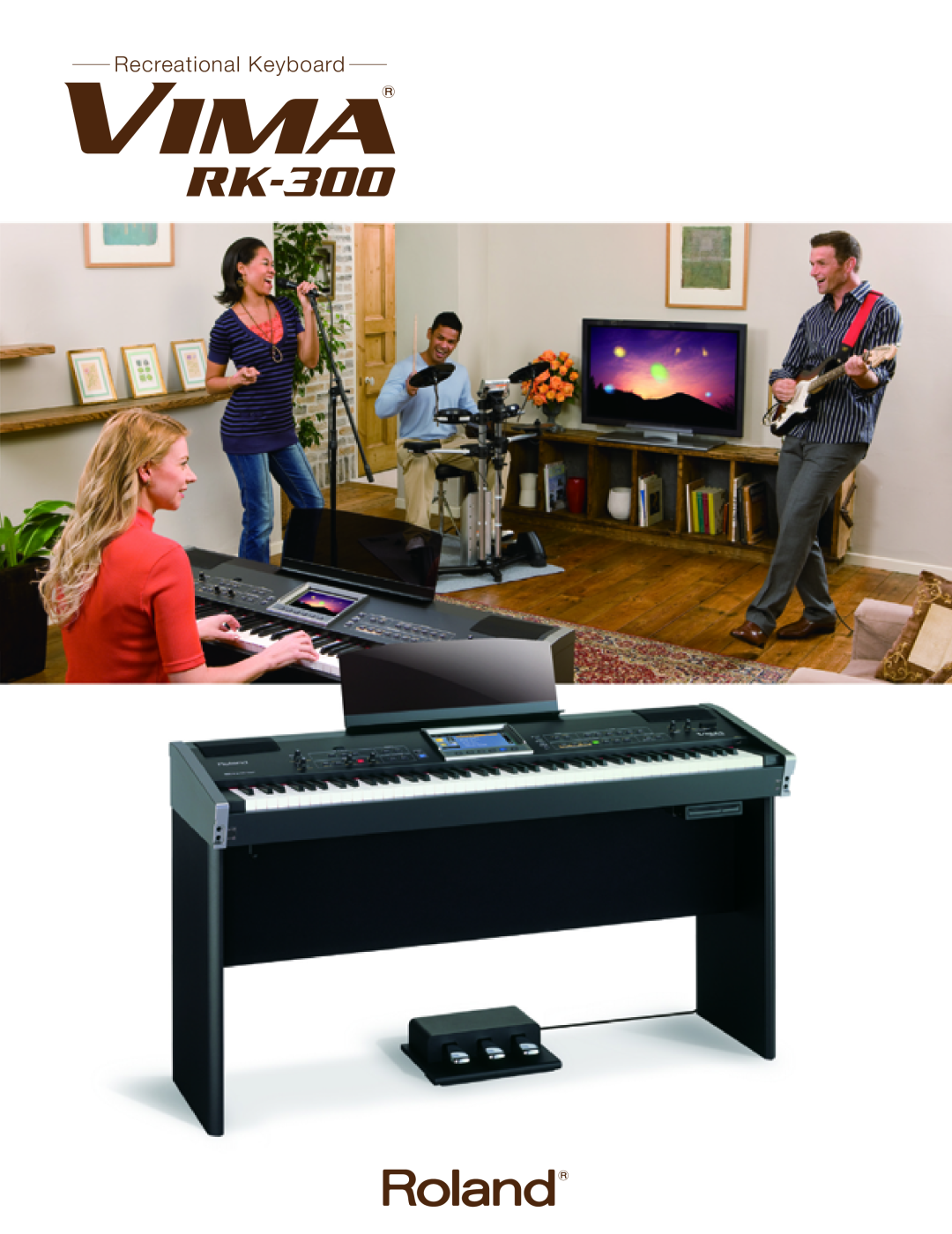 Roland RAM-4406, GR-UPR-P, RK-300, BHA-2 manual Recreational Keyboard 