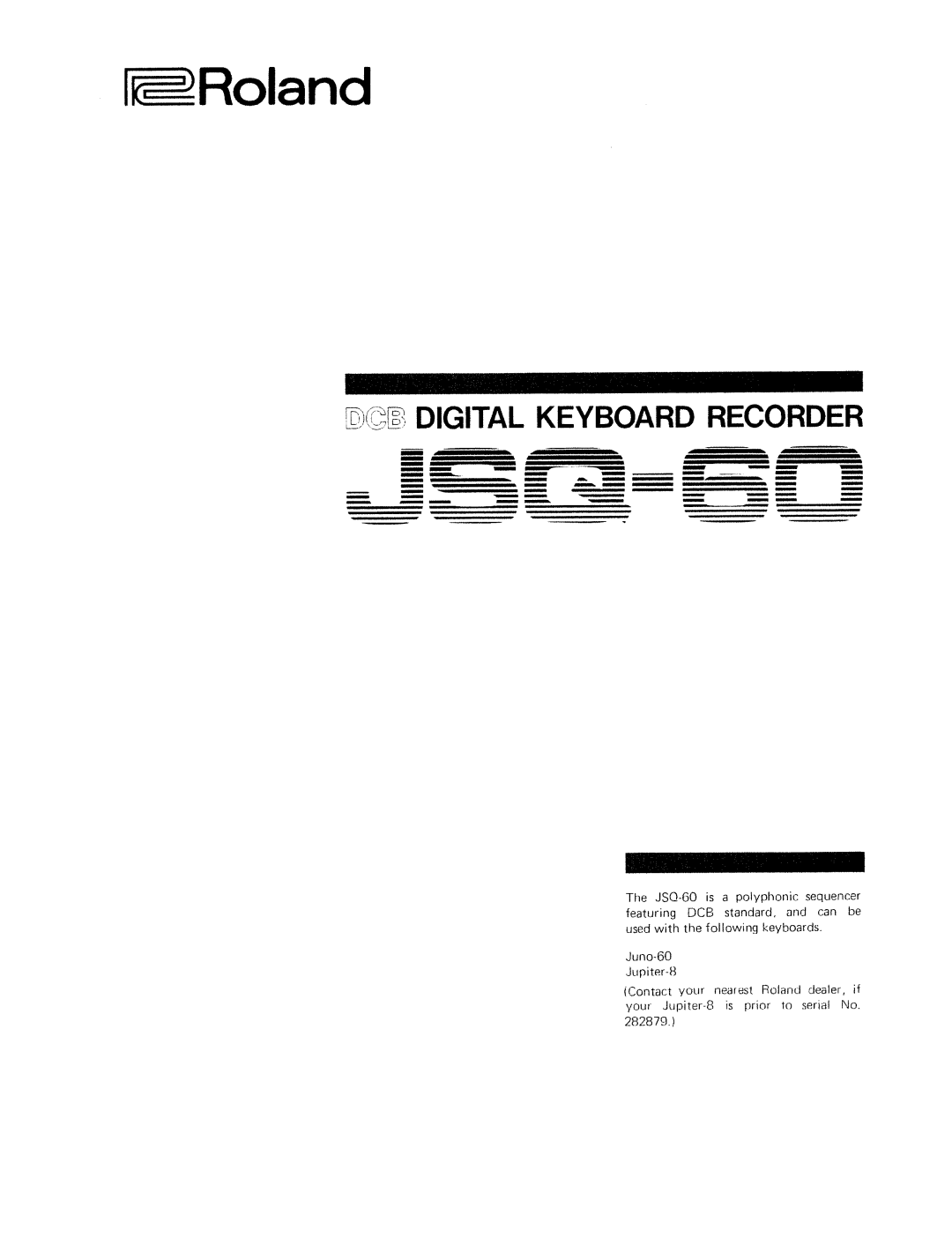 Roland JSQ-60 manual 