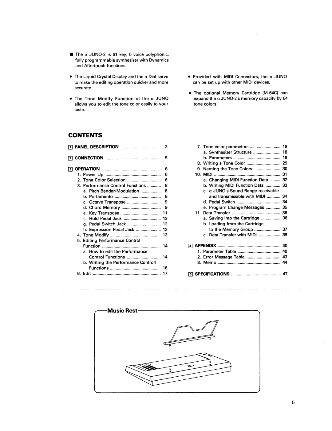 Roland JUNO-2 manual 