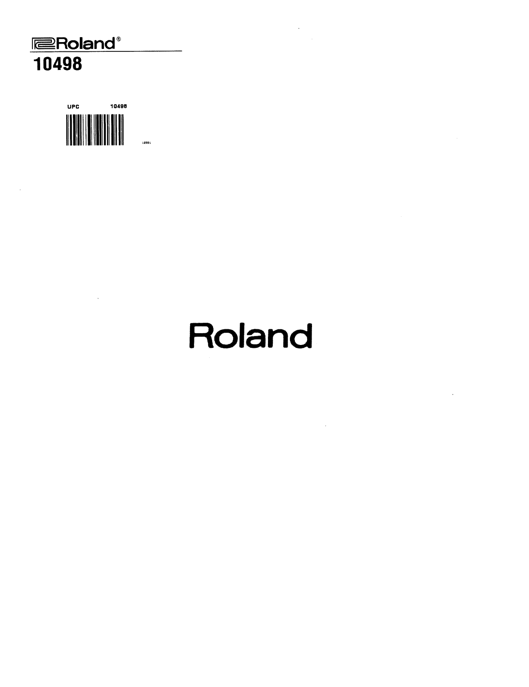 Roland JUNO-2 manual 