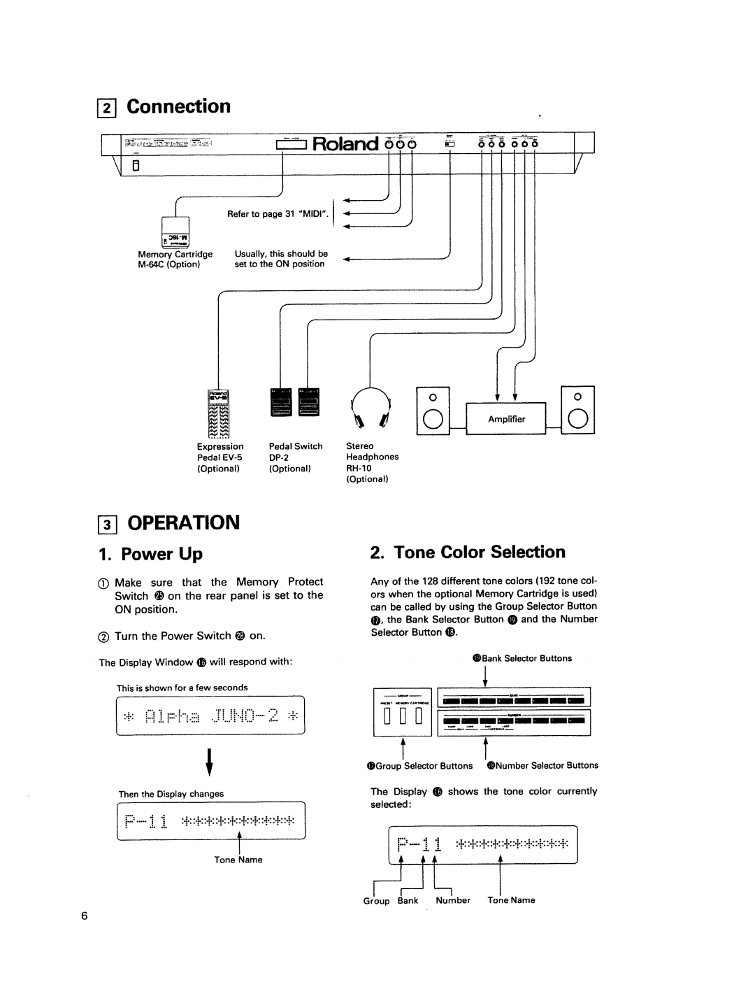 Roland JUNO-2 manual 