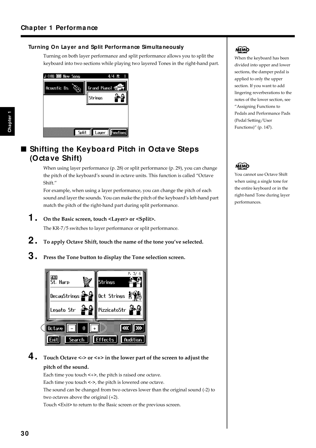 Roland KR7/5 owner manual Chapter 