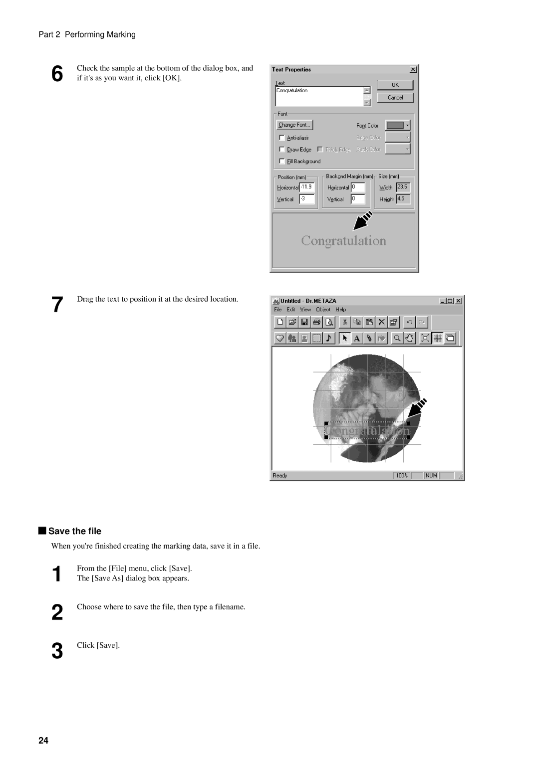 Roland MPX-50 user manual Save the file 