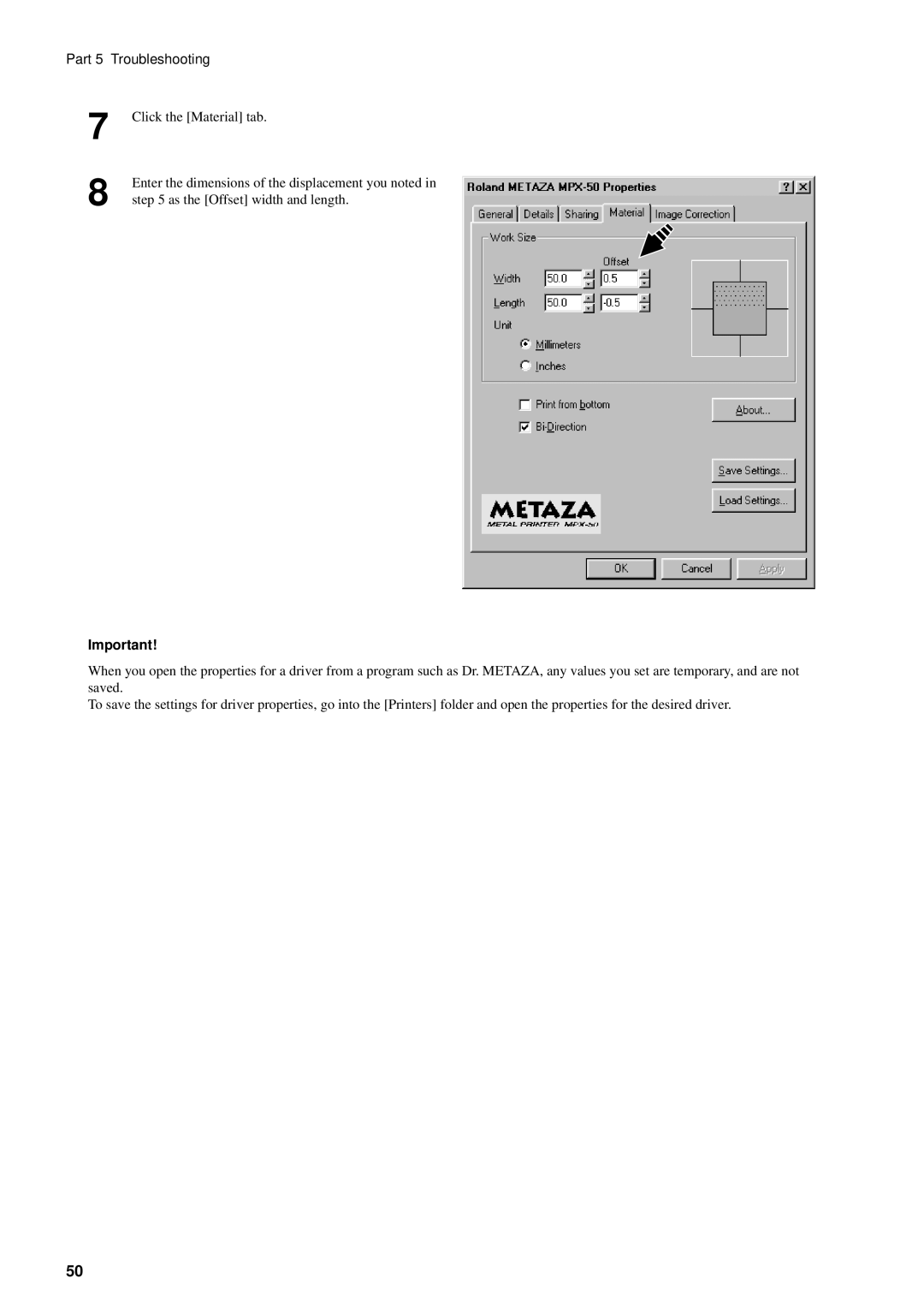 Roland MPX-50 user manual Part 5 Troubleshooting 