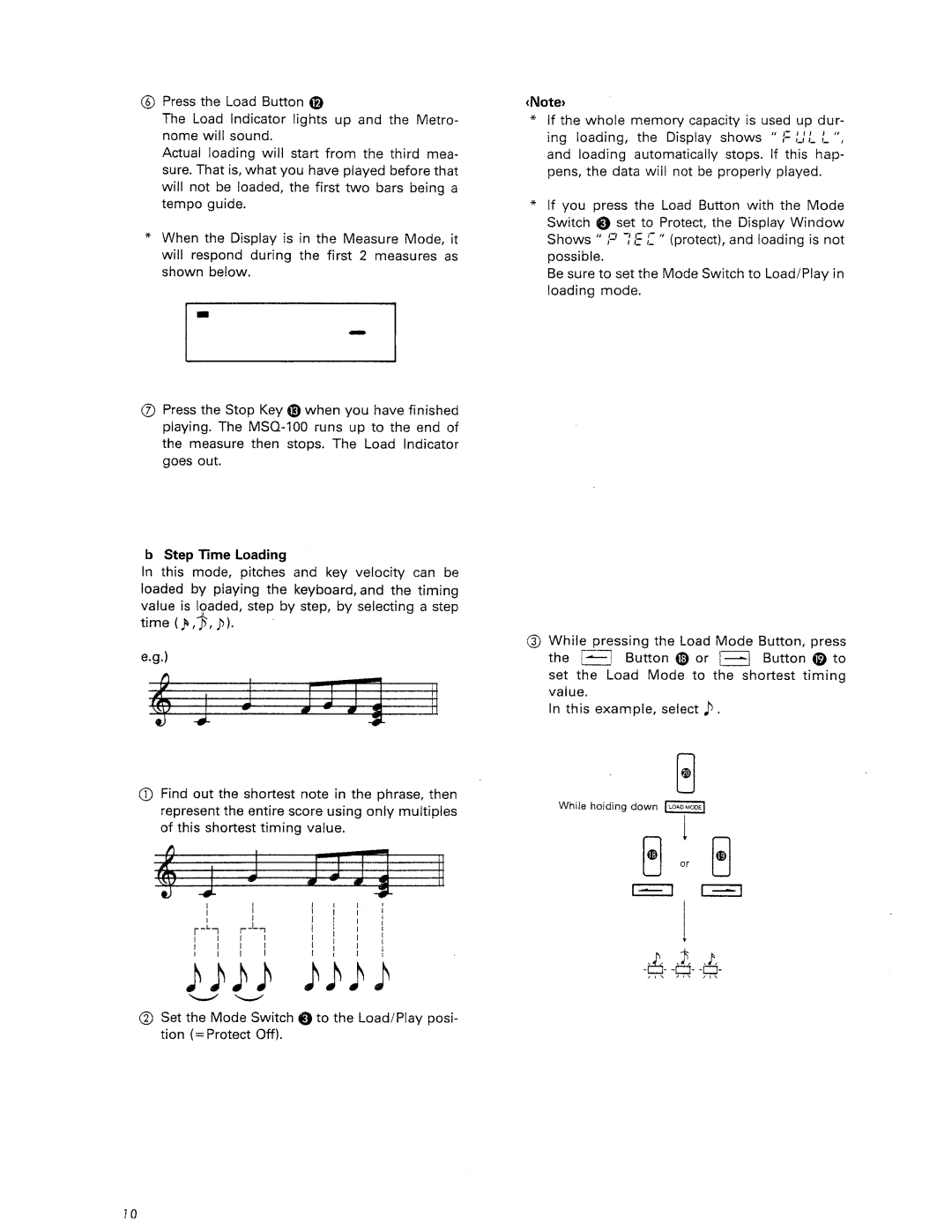 Roland MSQ-100 manual 