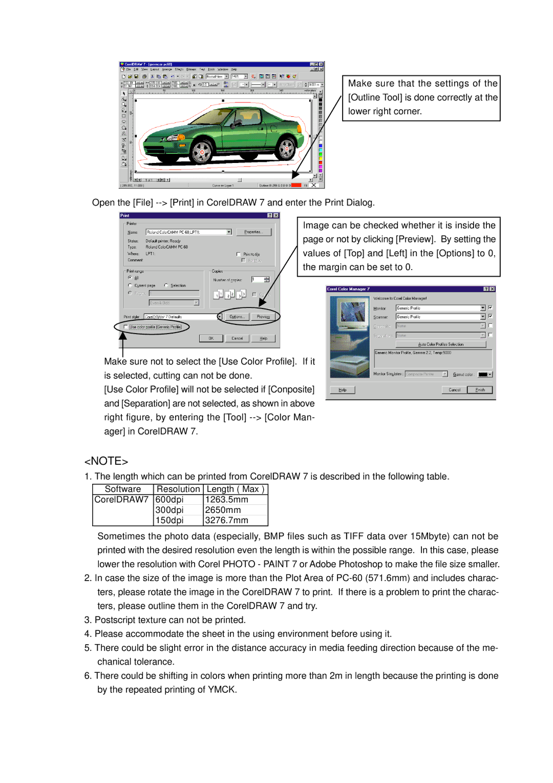 Roland PC-60 manual 