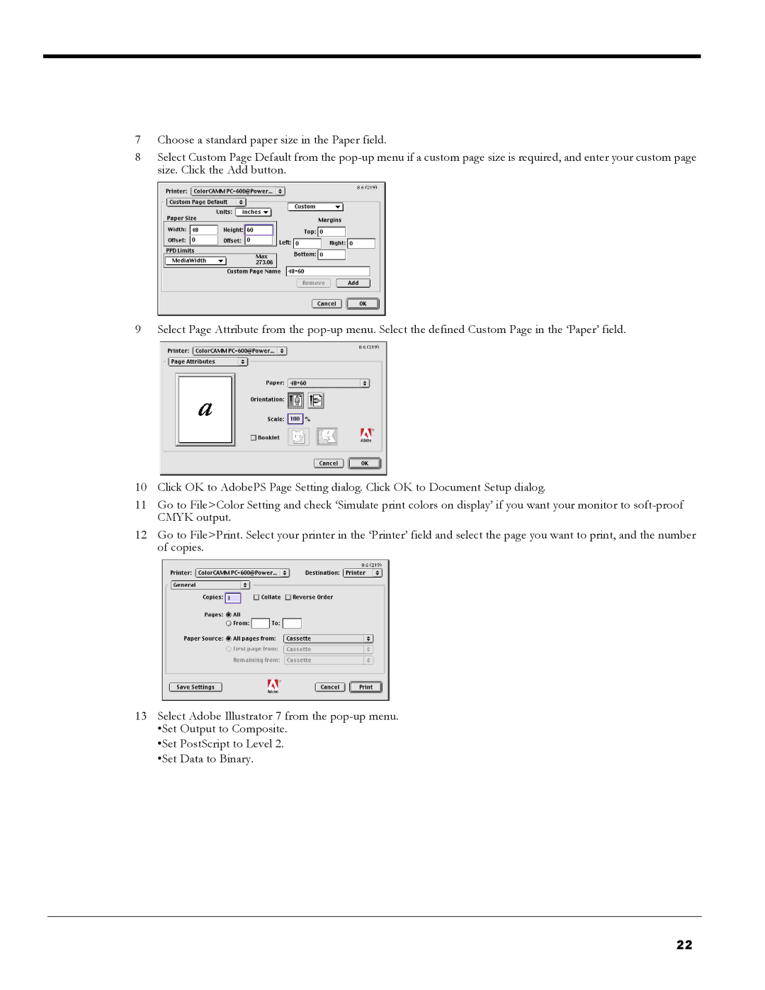 Roland PC-600 operation manual 