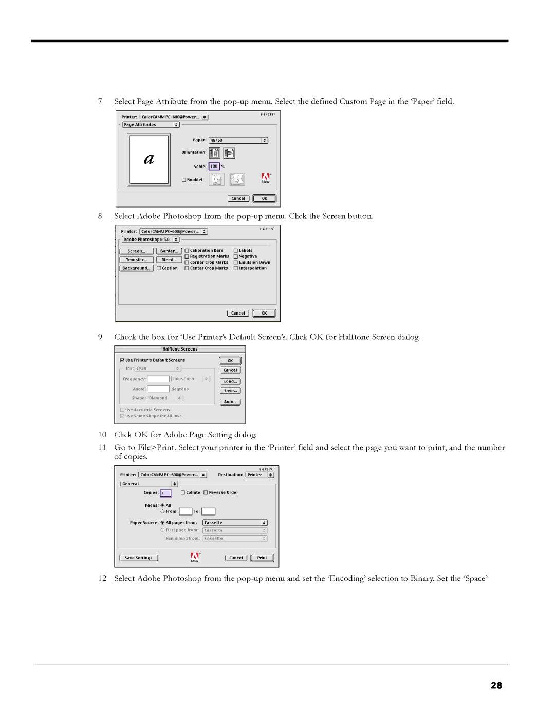 Roland PC-600 operation manual 