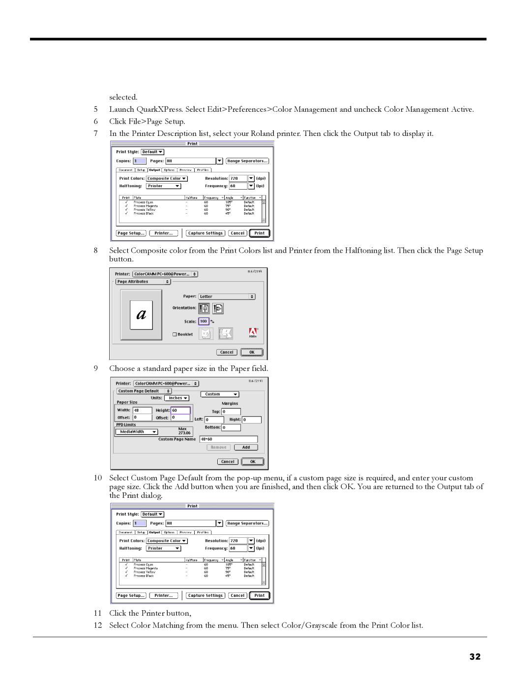 Roland PC-600 operation manual 