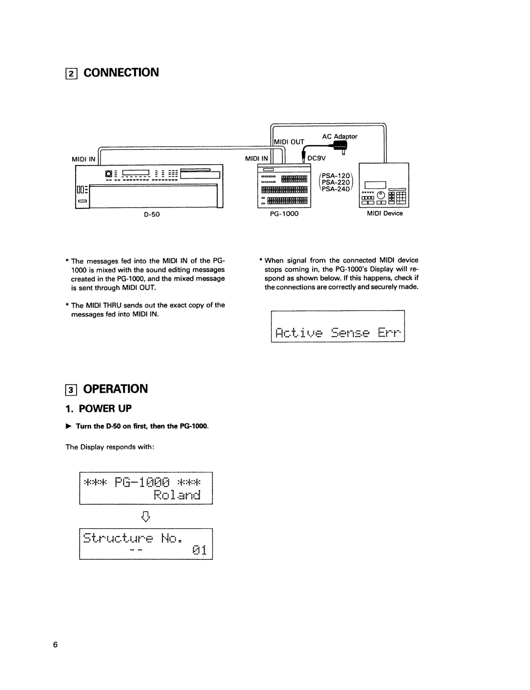 Roland pg-1000 manual 