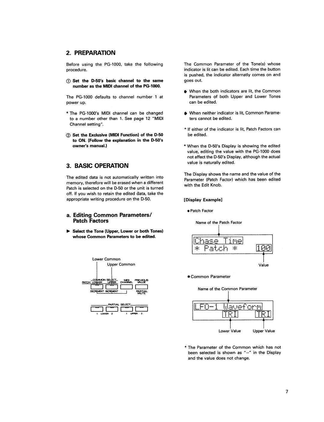 Roland pg-1000 manual 