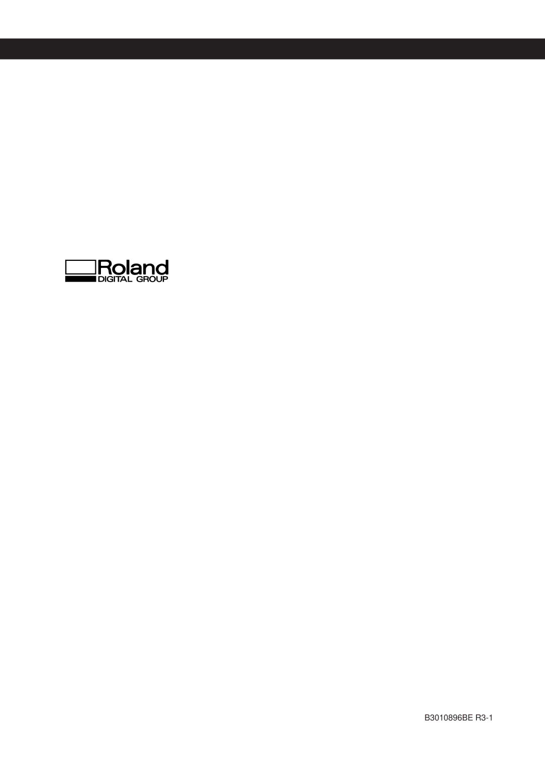 Roland PNC-5000 user manual B3010896BE R3-1 