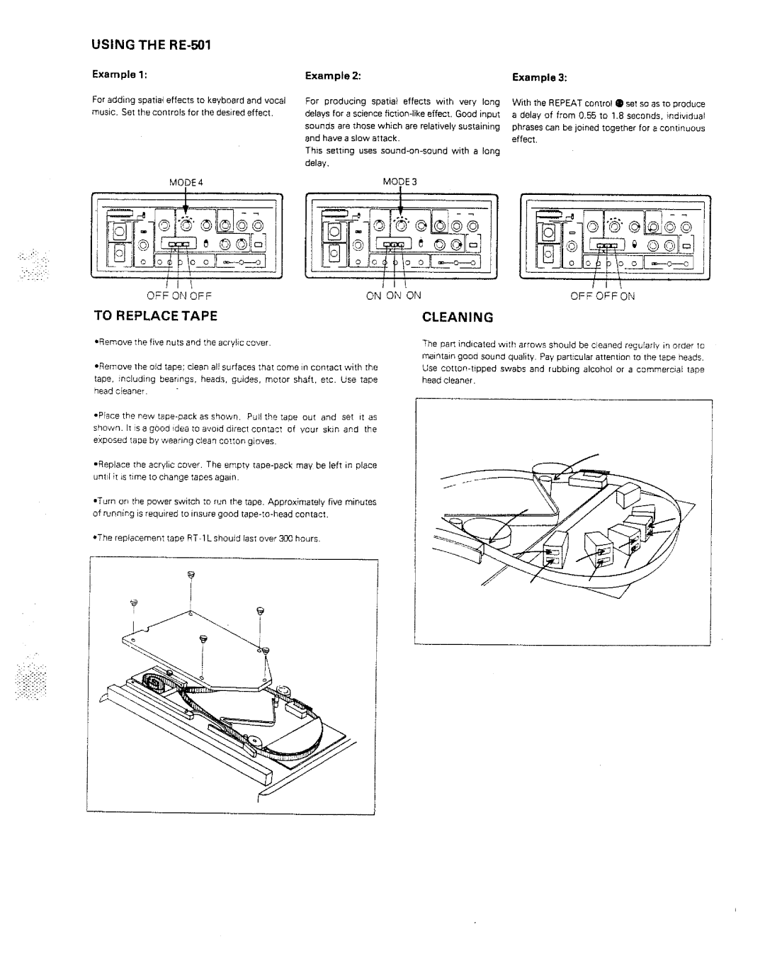 Roland RE-501 manual 