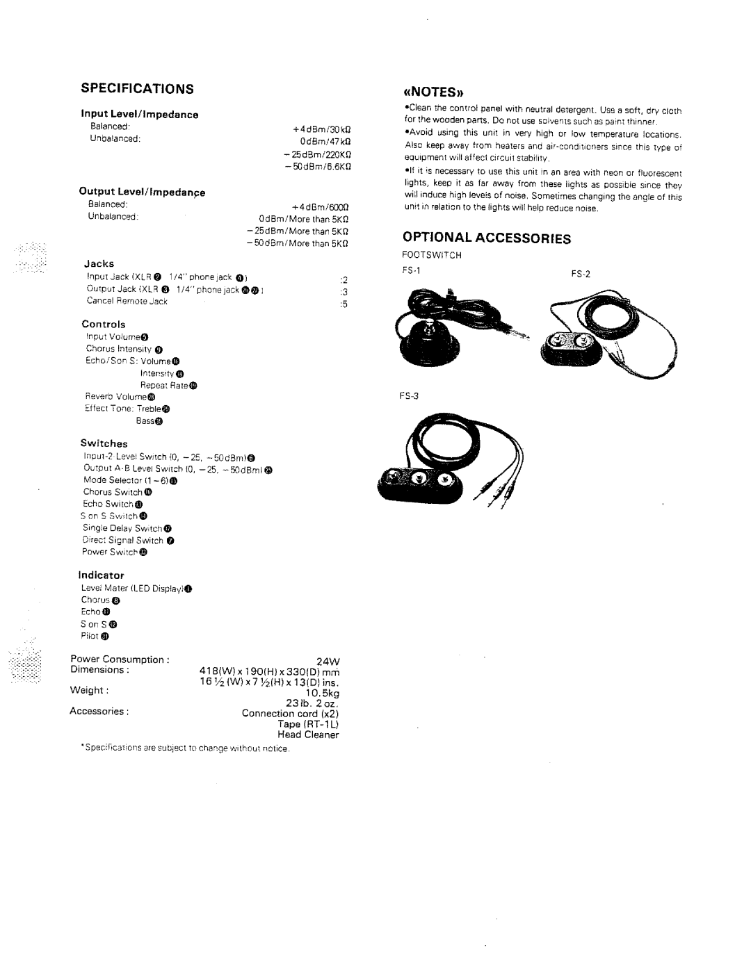 Roland RE-501 manual 