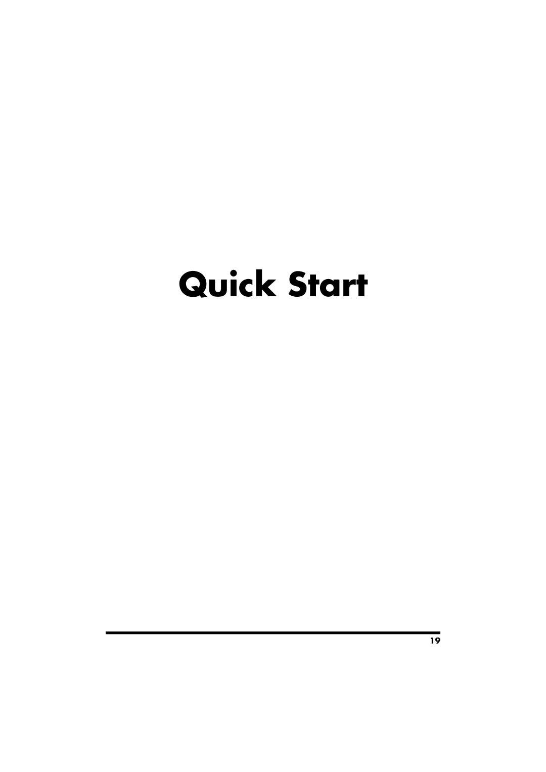 Roland RS-50 owner manual Quick Start 