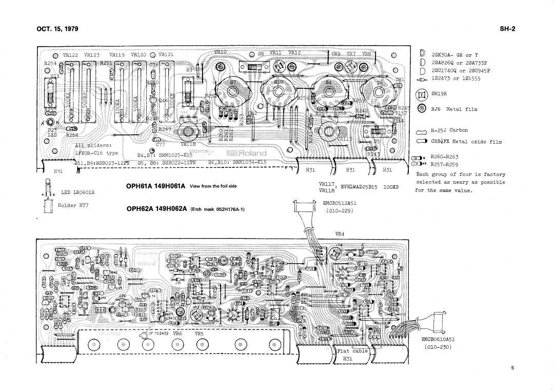 Roland SH-2 manual 