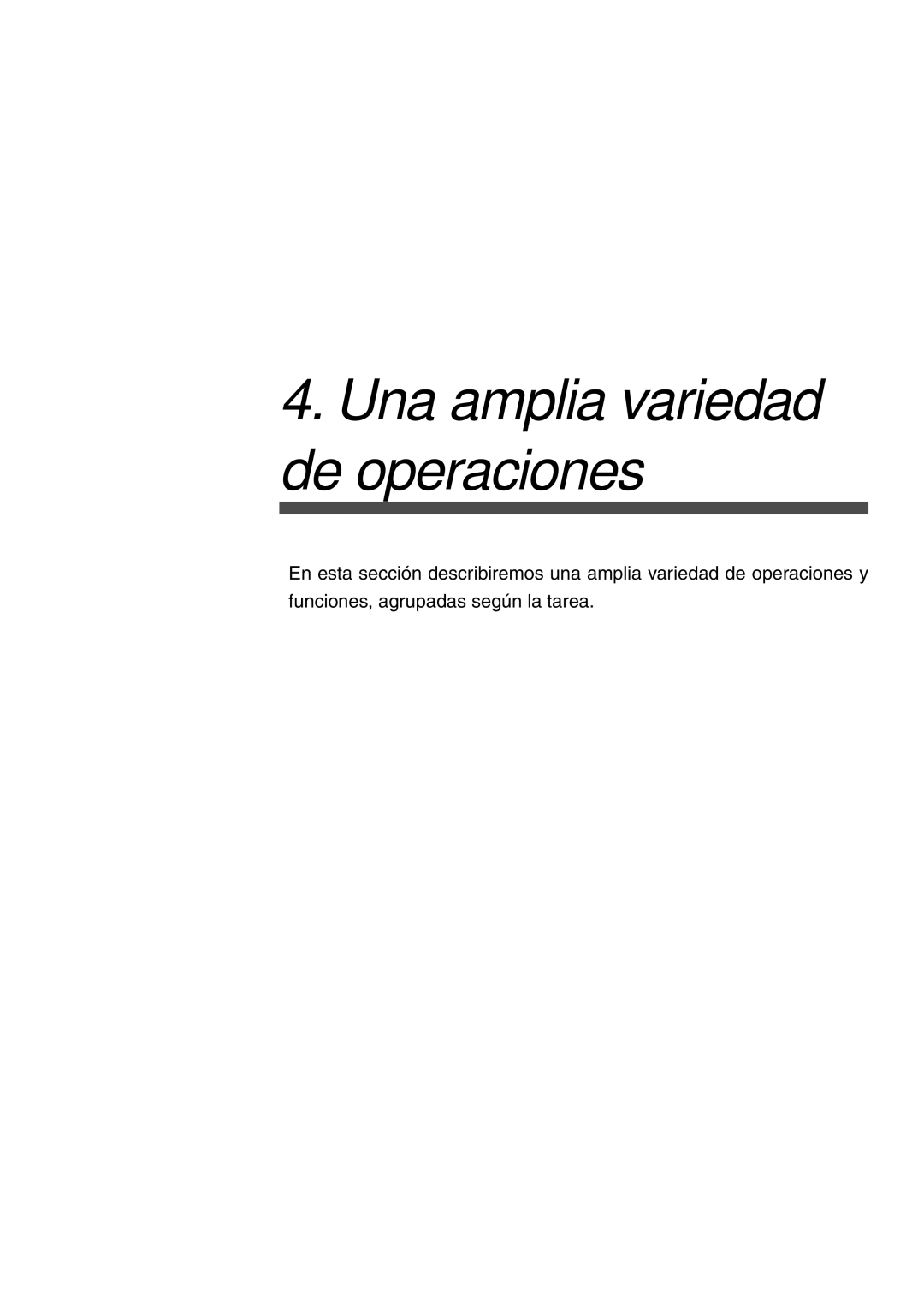 Roland SP-300 manual Una amplia variedad de operaciones 