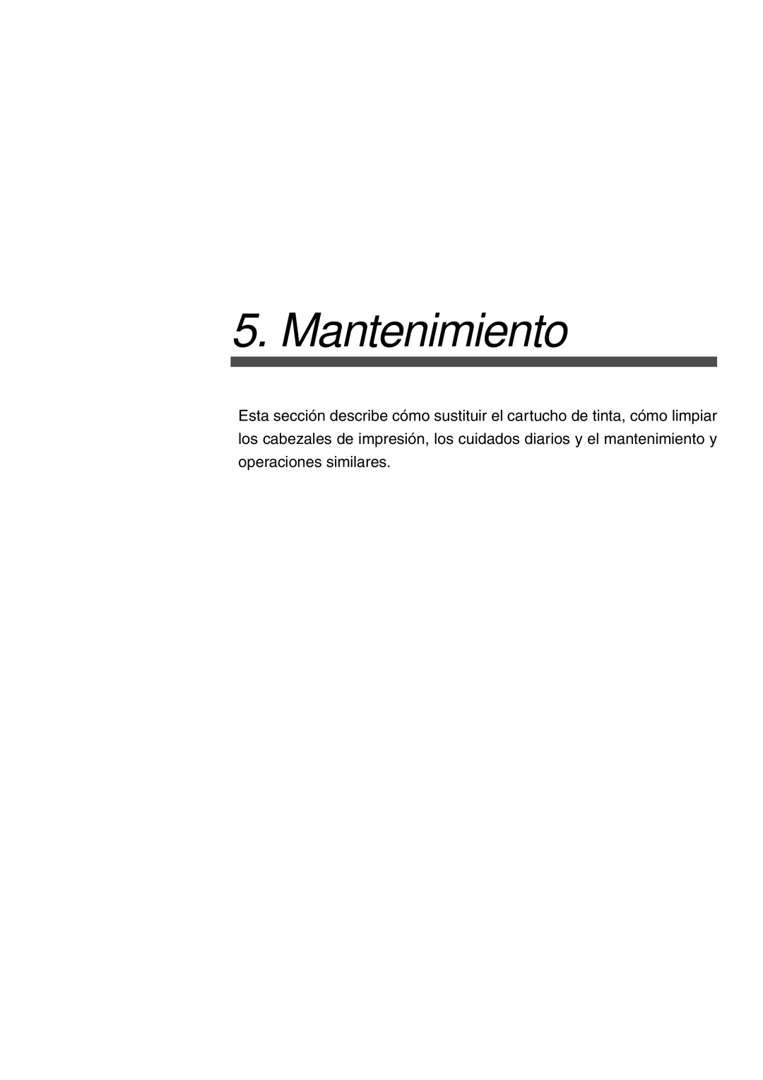 Roland SP-300 manual Mantenimiento 