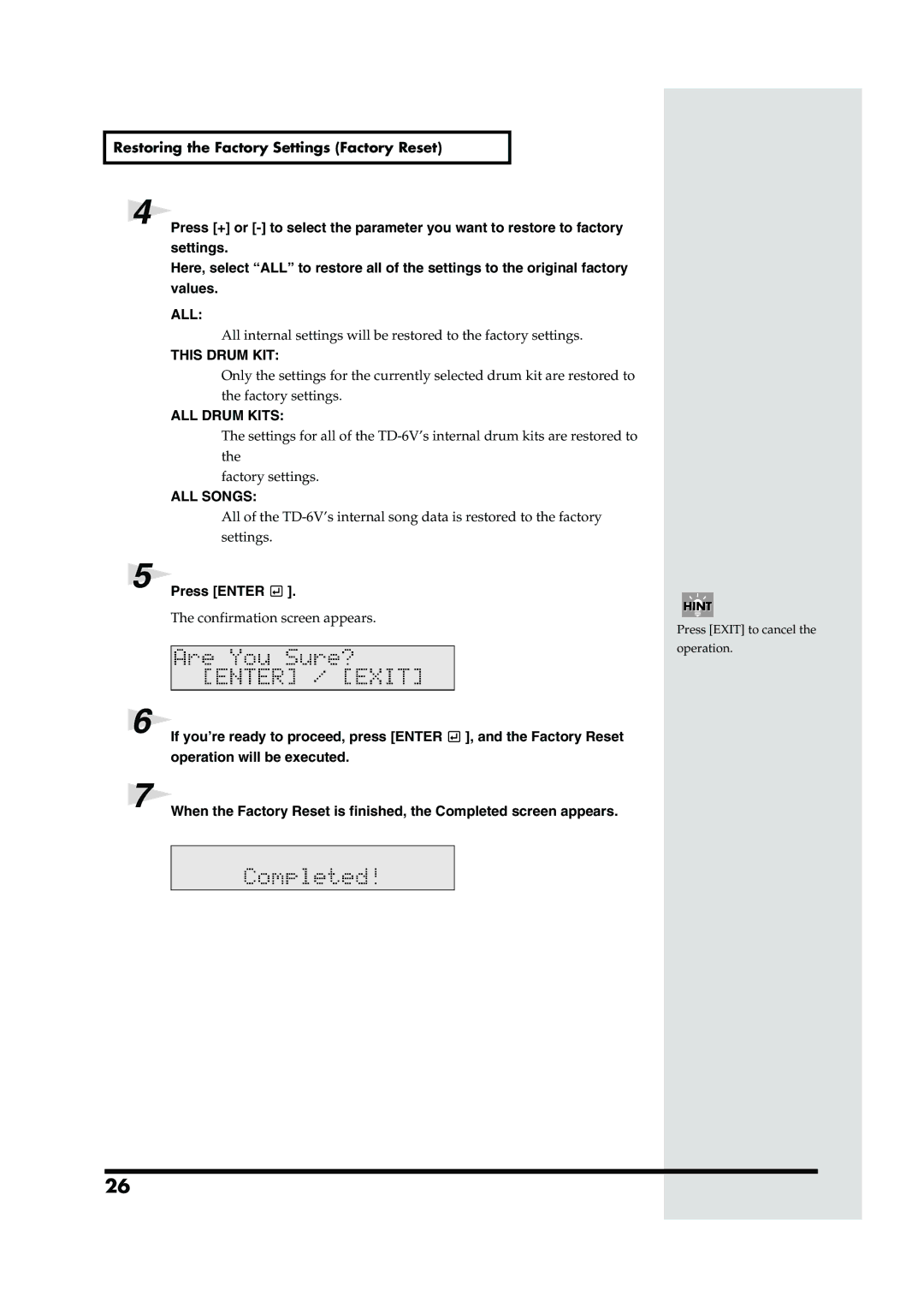 Roland TD-6V owner manual All 