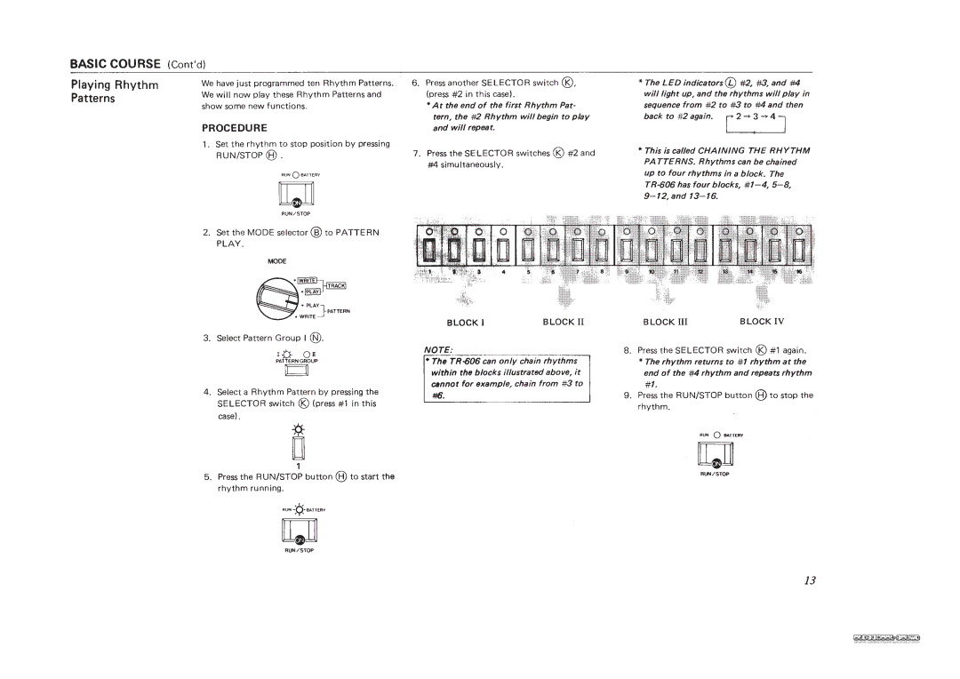 Roland TR-606 manual 