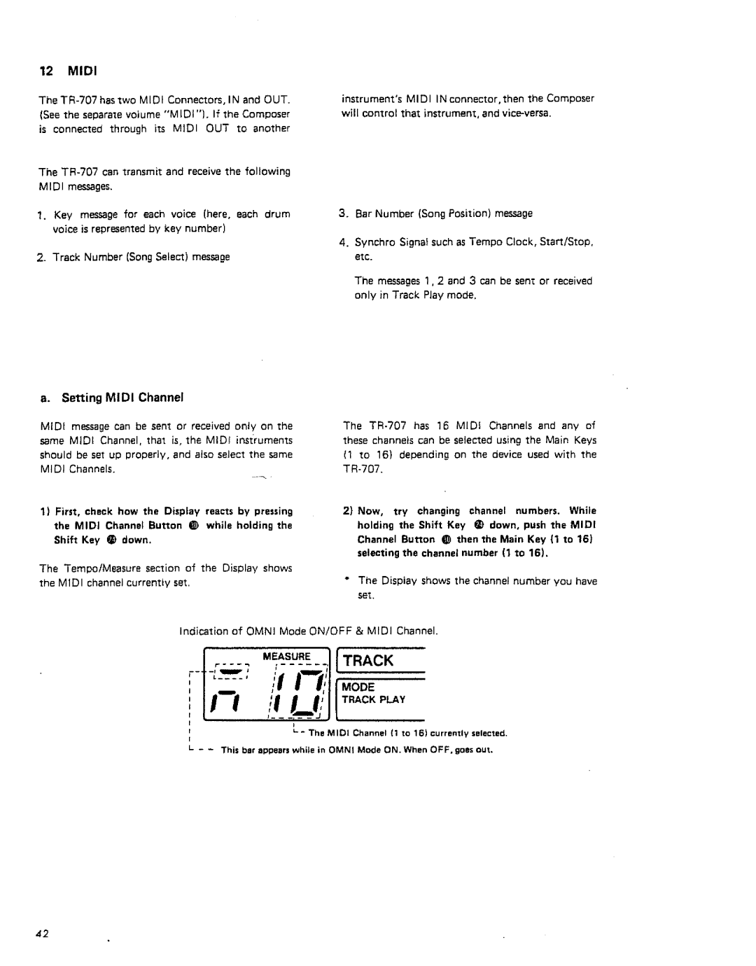 Roland TR-707 manual 