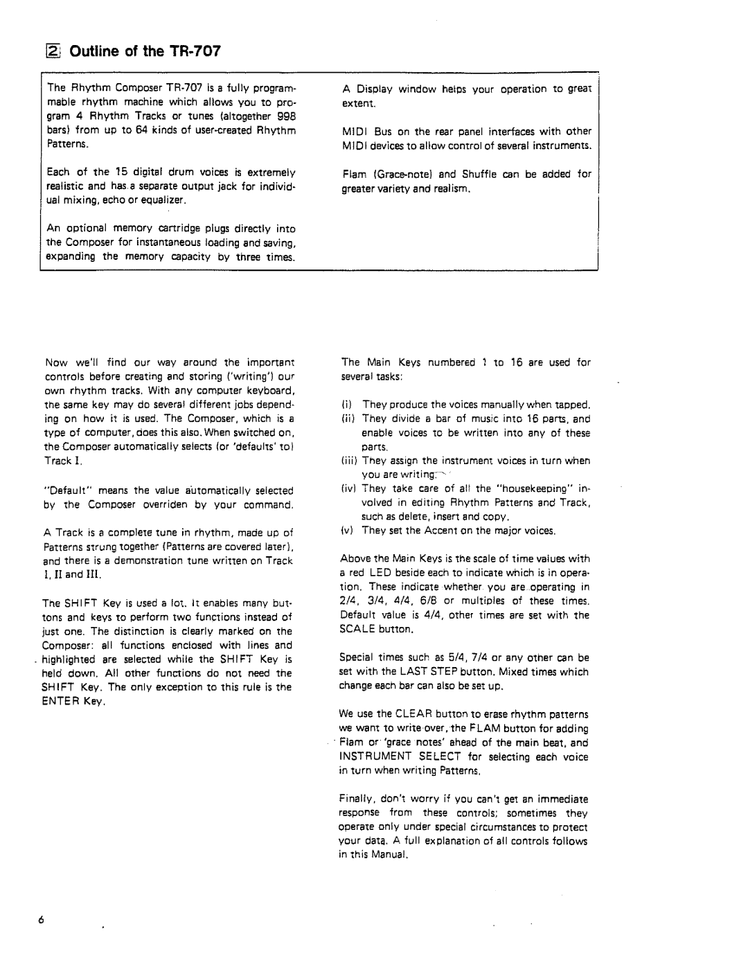 Roland TR-707 manual 