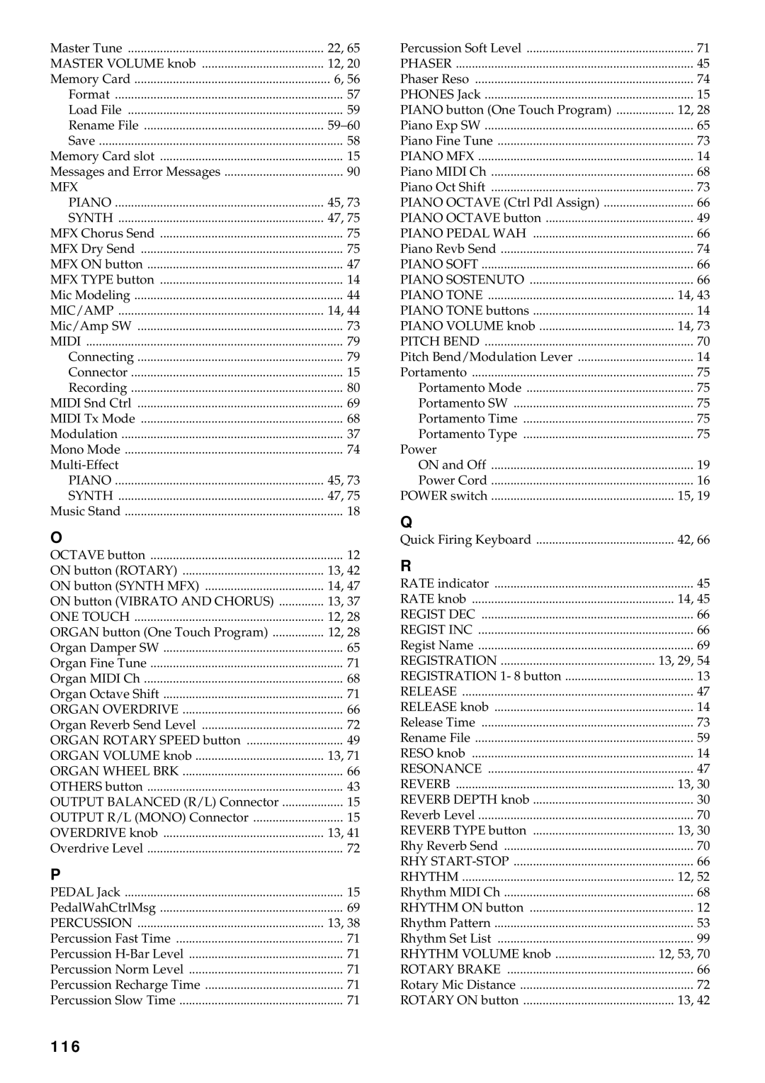 Roland VR-760 owner manual 116 