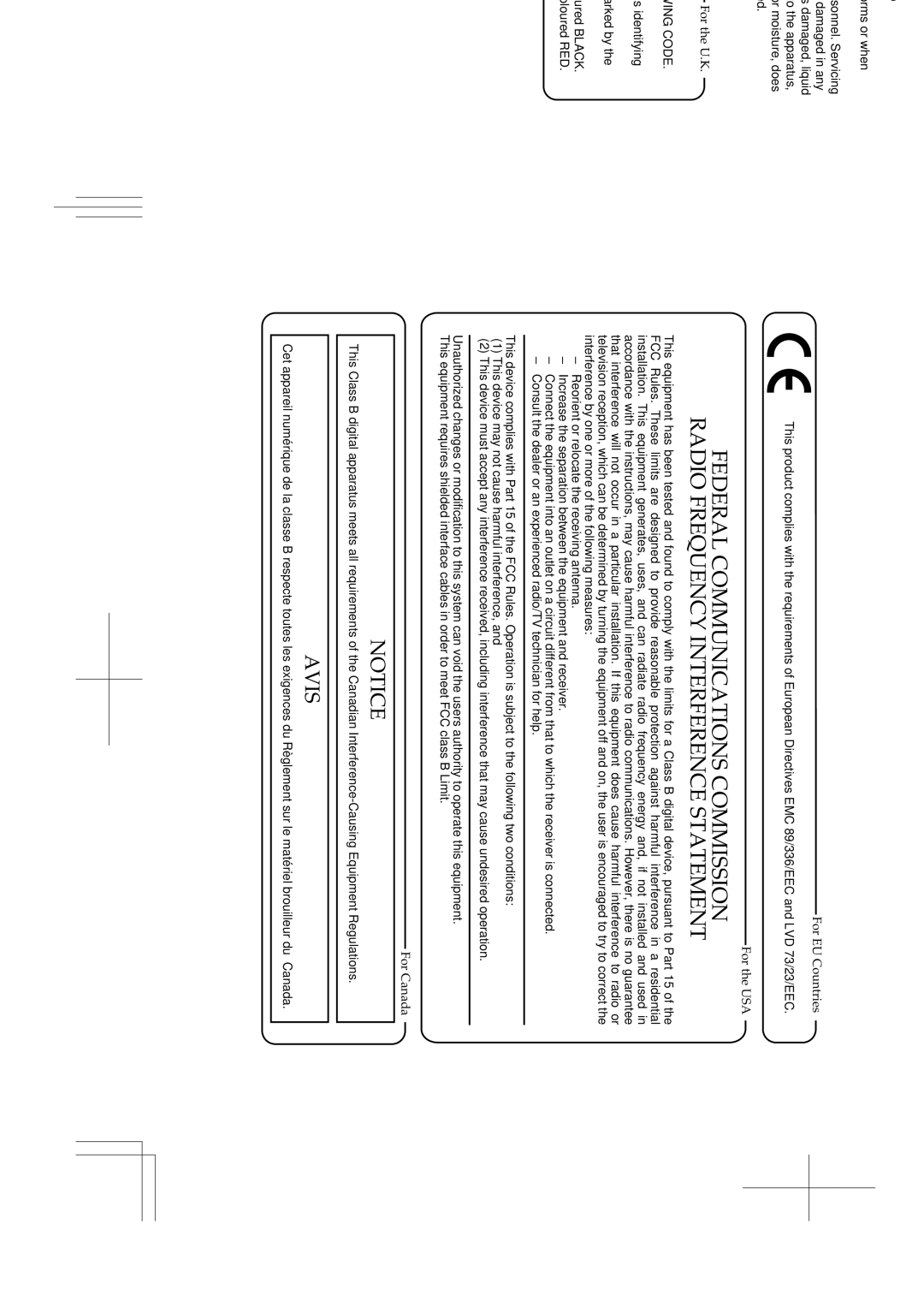 Roland VR-760 owner manual Avis 