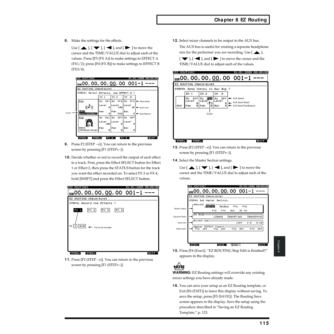 Roland VS-1824 owner manual 115 