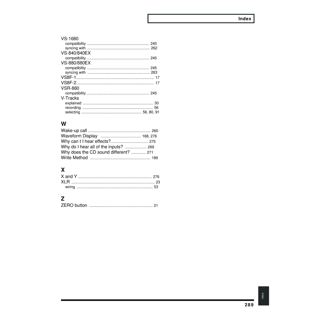 Roland VS-1824 owner manual 289 