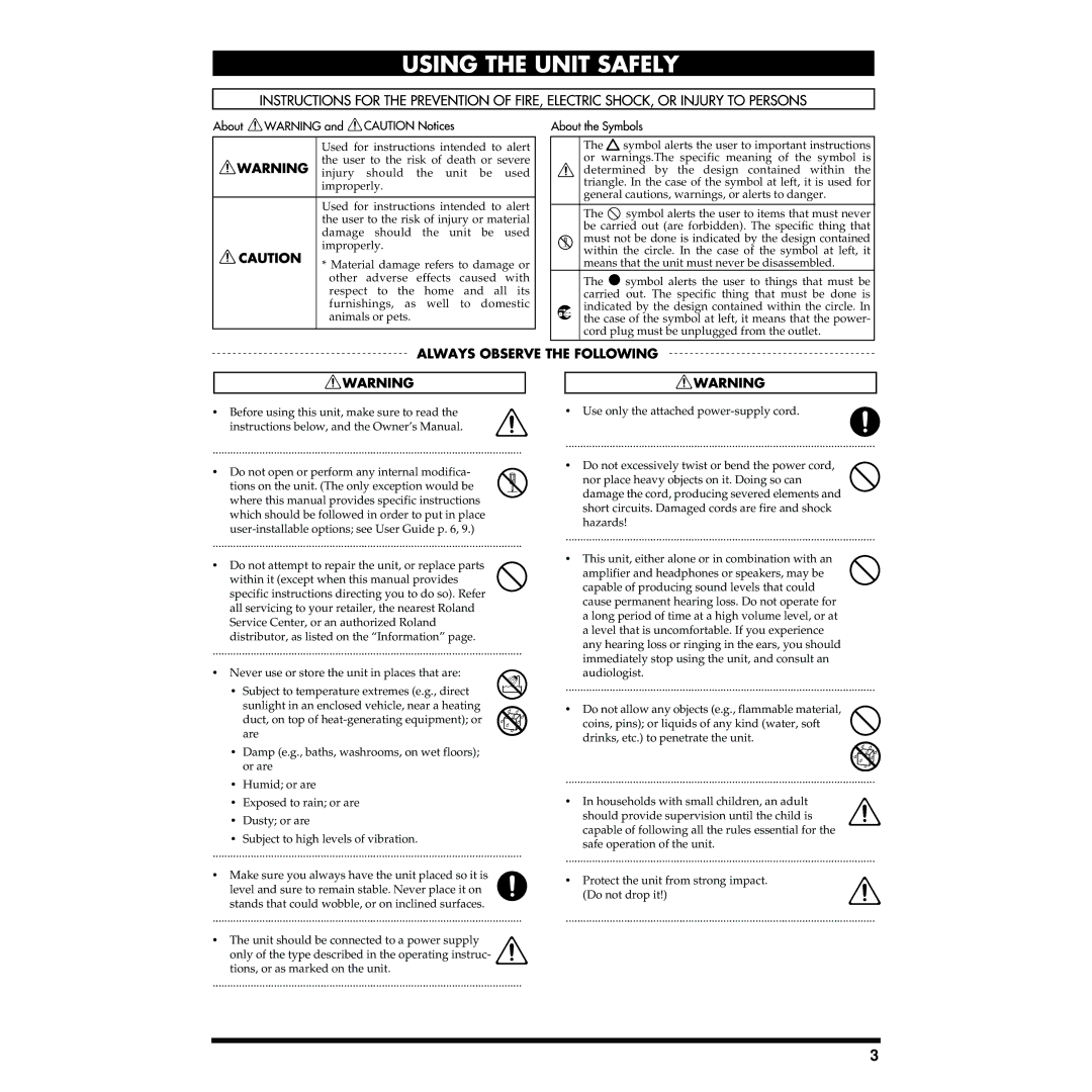 Roland VS-1824 owner manual 