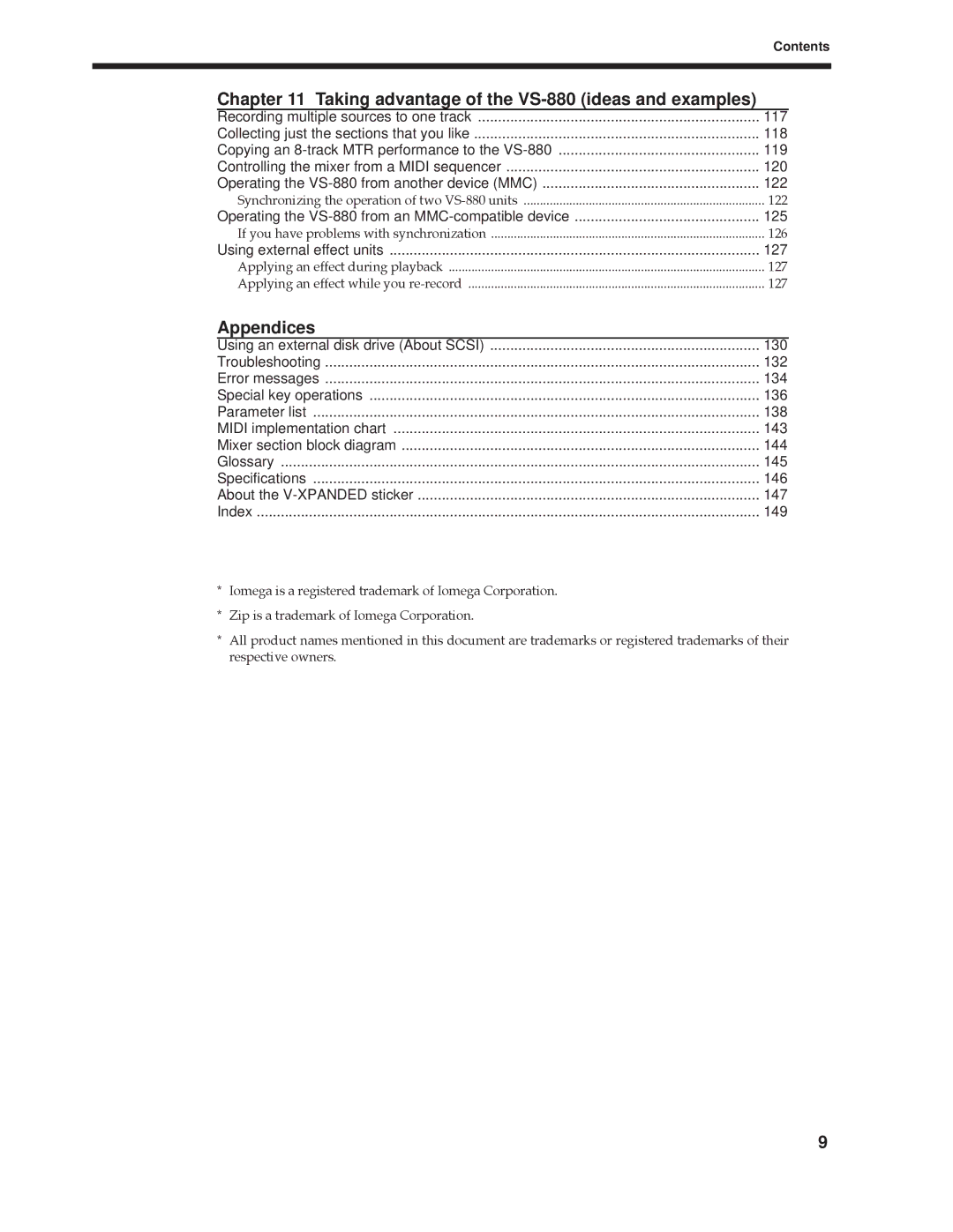 Roland Vs-880 important safety instructions Taking advantage of the VS-880 ideas and examples 