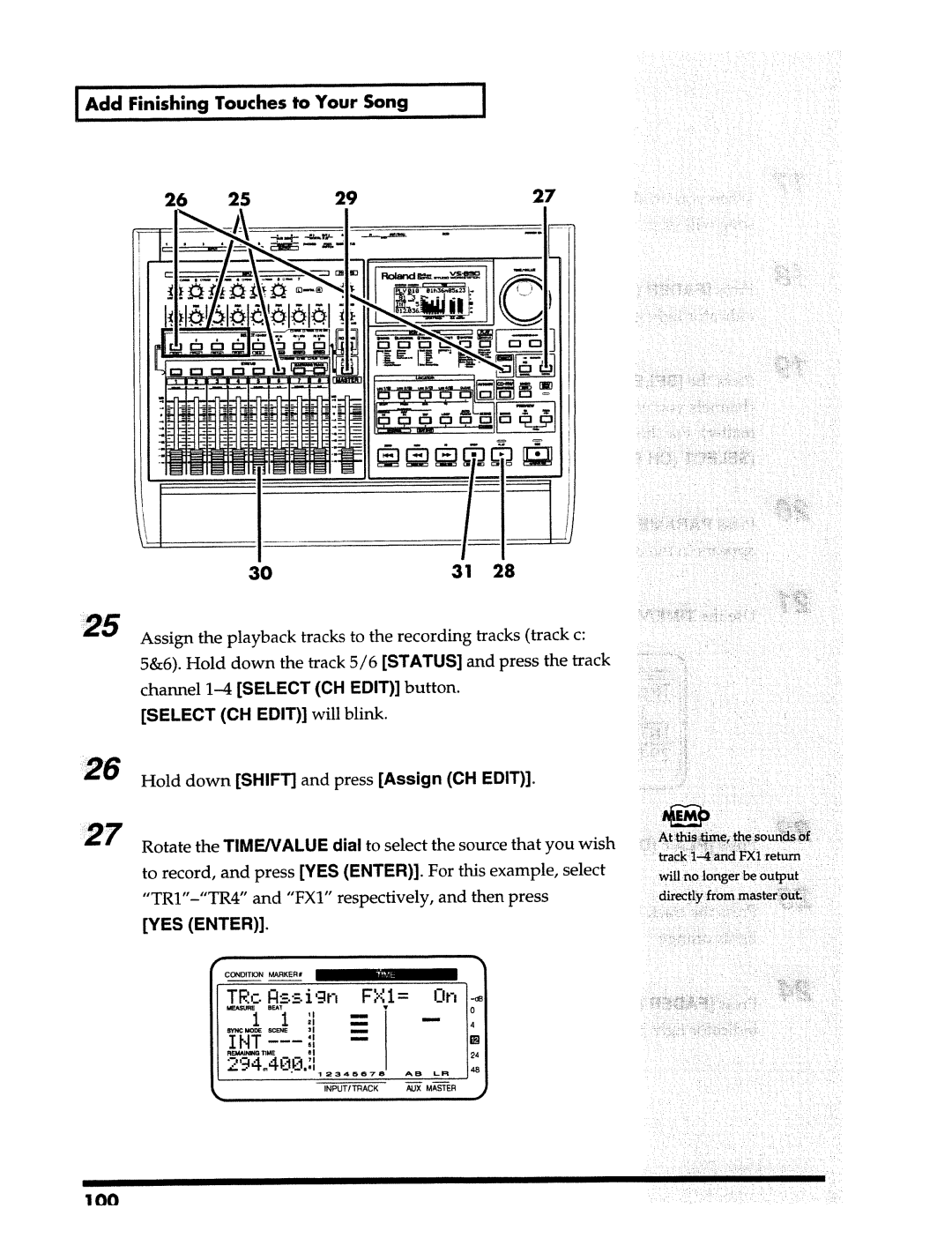 Roland VS-890 manual 