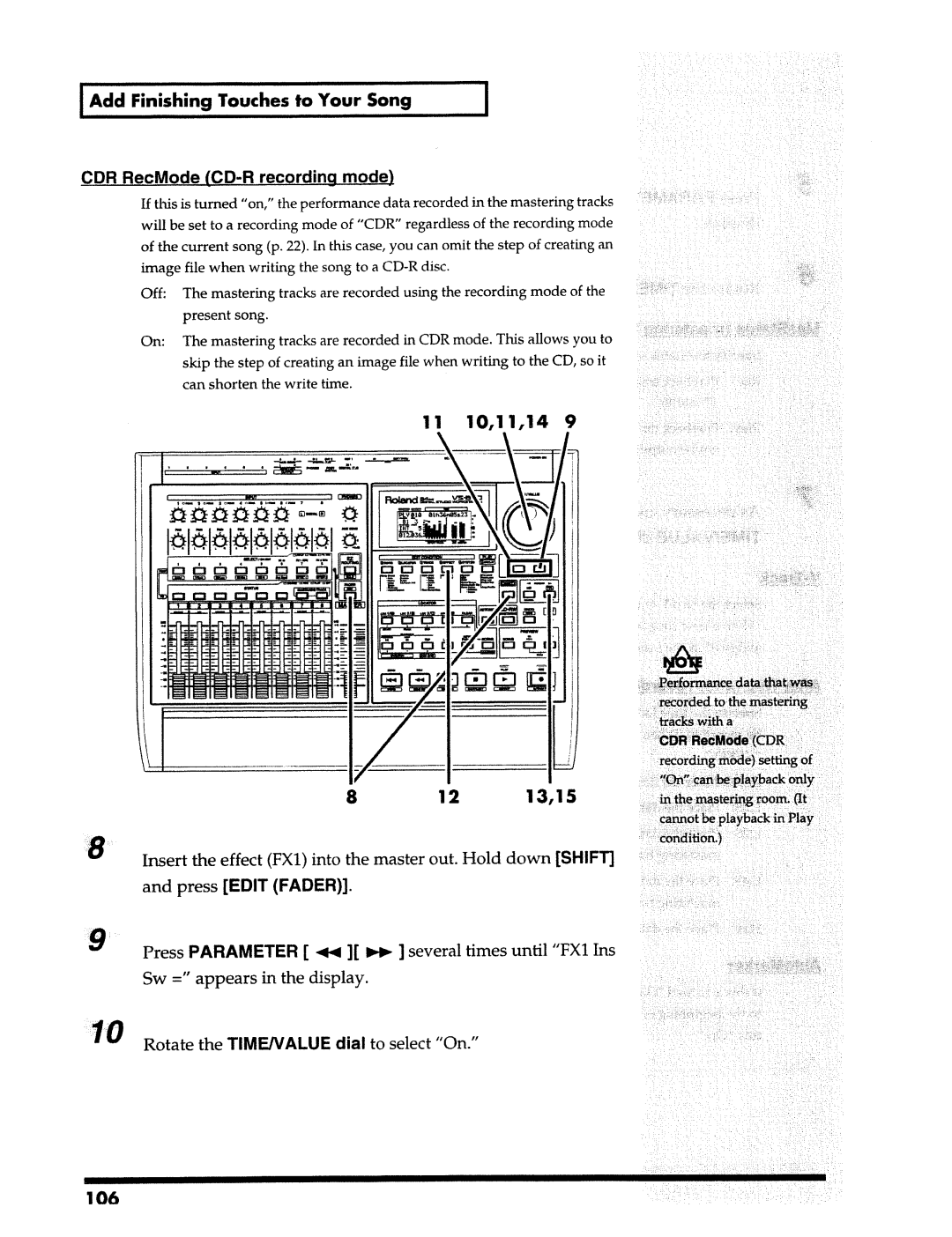 Roland VS-890 manual 