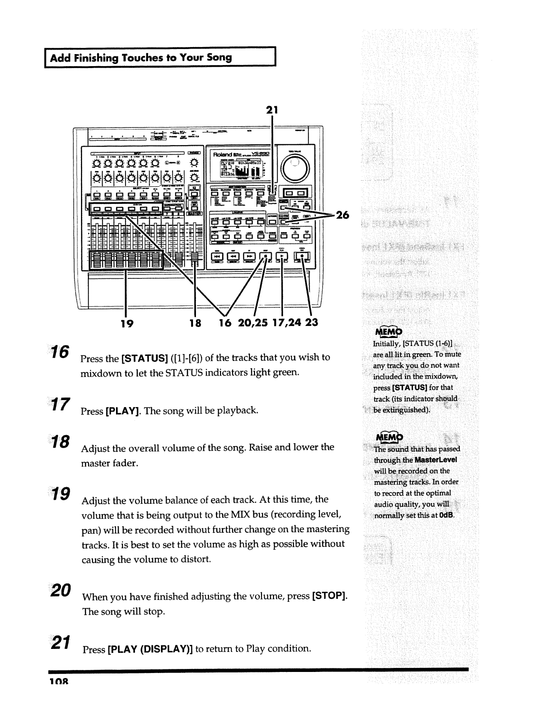 Roland VS-890 manual 