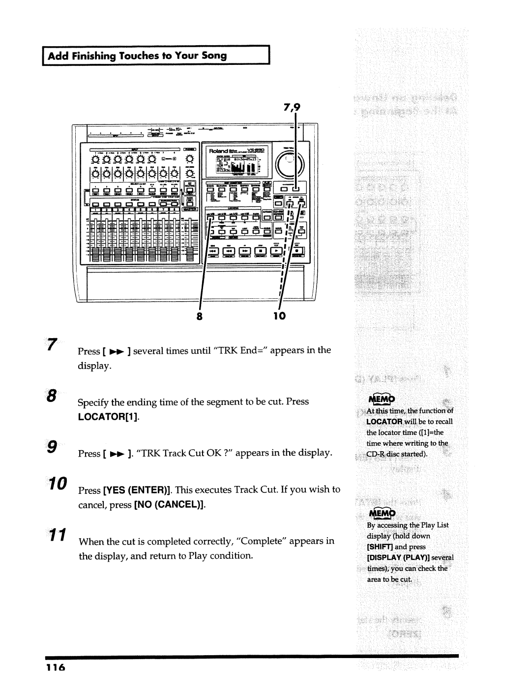 Roland VS-890 manual 