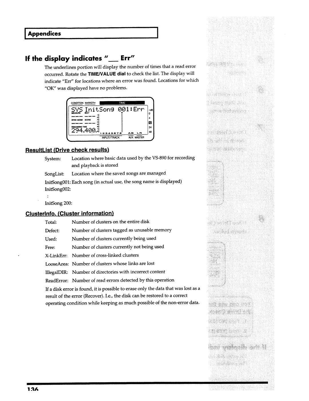 Roland VS-890 manual 