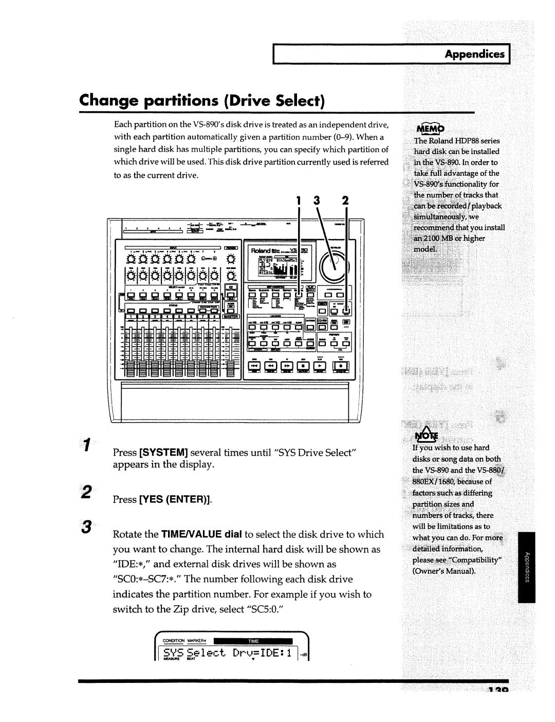 Roland VS-890 manual 