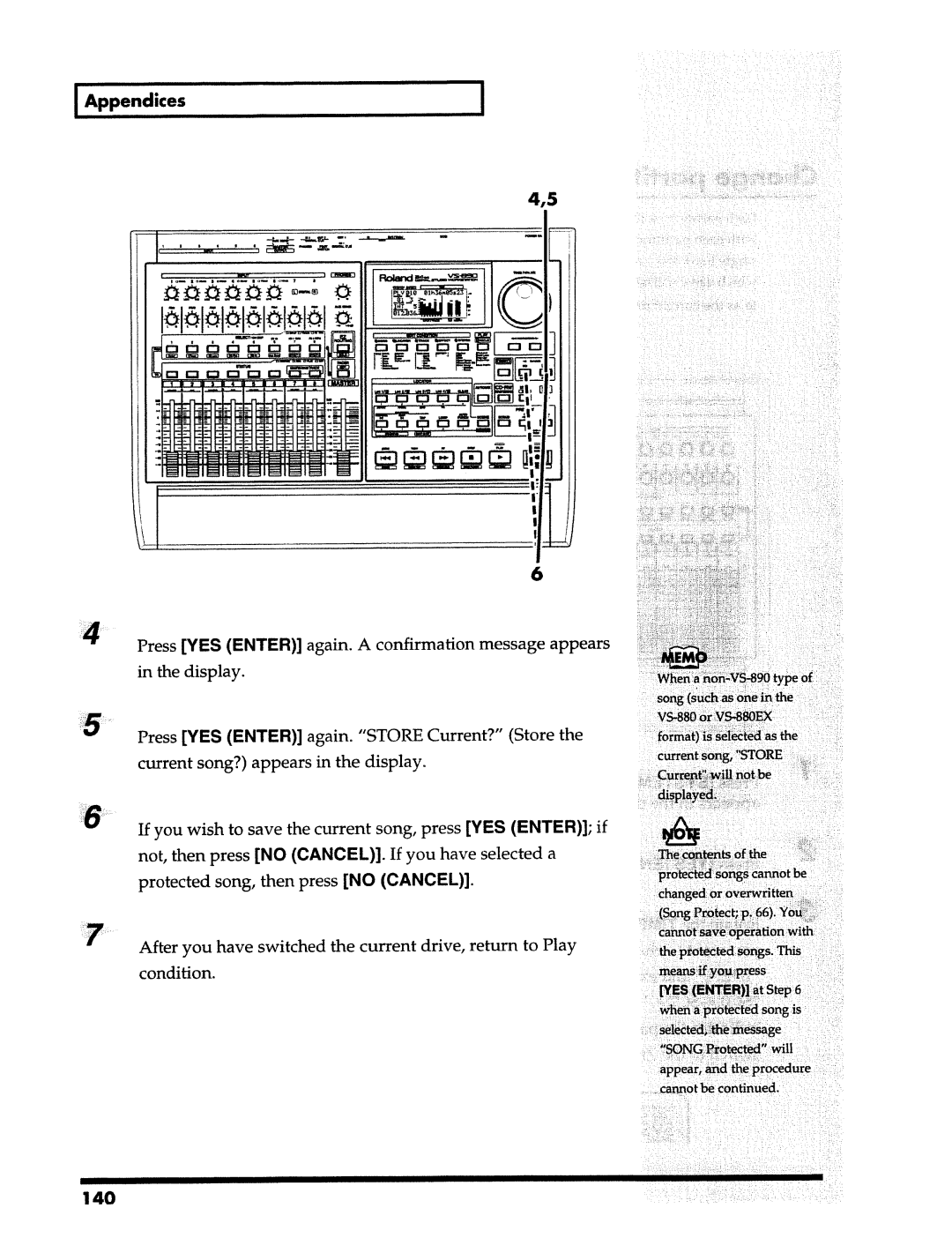 Roland VS-890 manual 