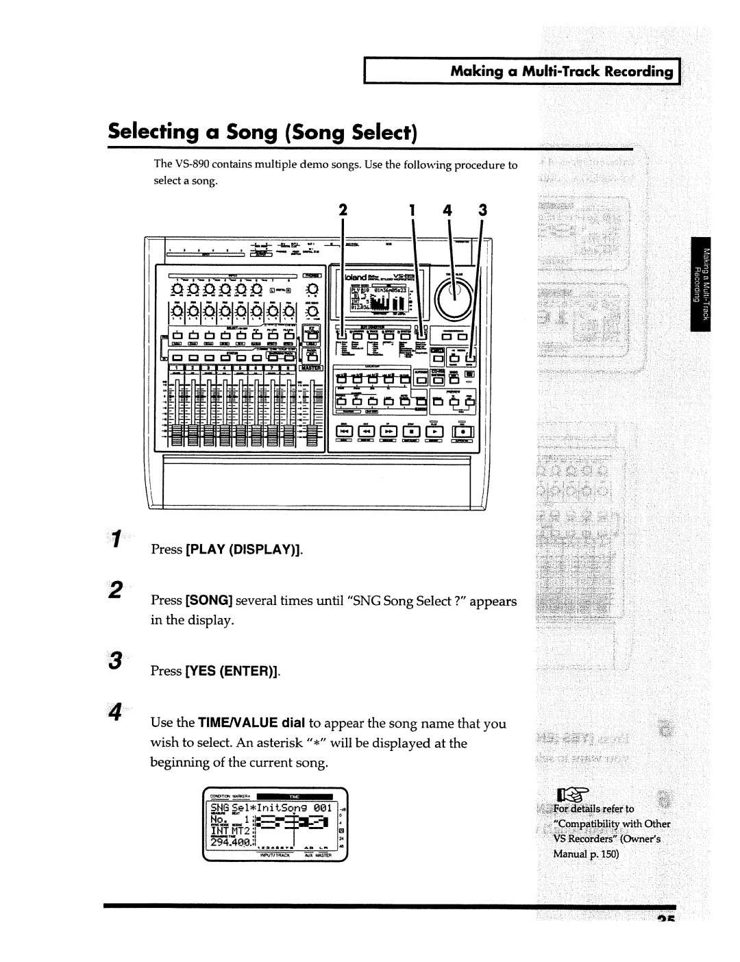 Roland VS-890 manual 