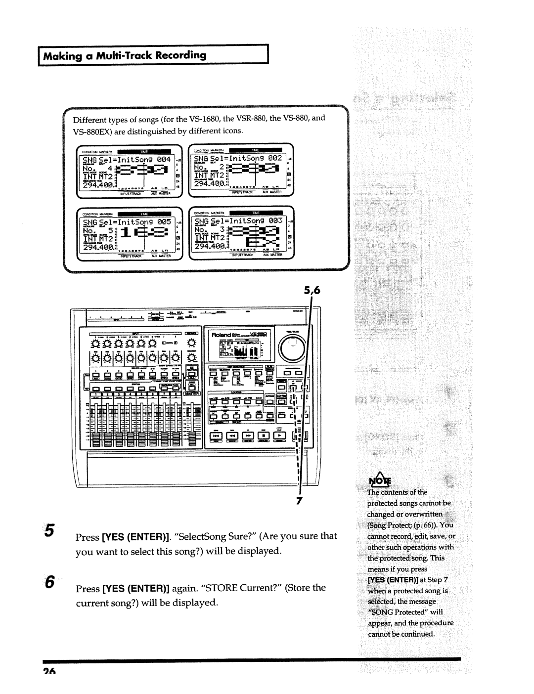 Roland VS-890 manual 