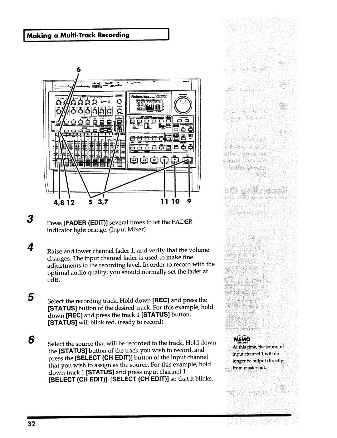 Roland VS-890 manual 